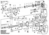 Bosch 0 601 127 042 Drill 240 V / GB Spare Parts